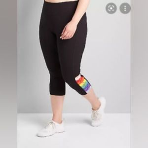 Lane Bryant Livi Capri Pride Leggings size 22/24
